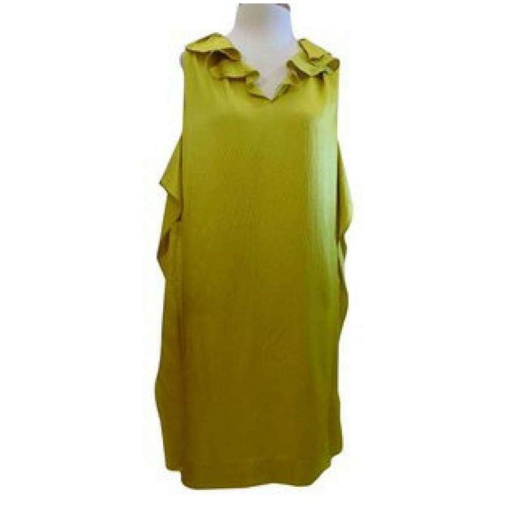 3.1 Phillip Lim hammered silk ruffle sides dress